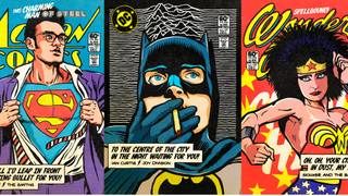 Post-Punk/New Wave Icons as Super Heroes